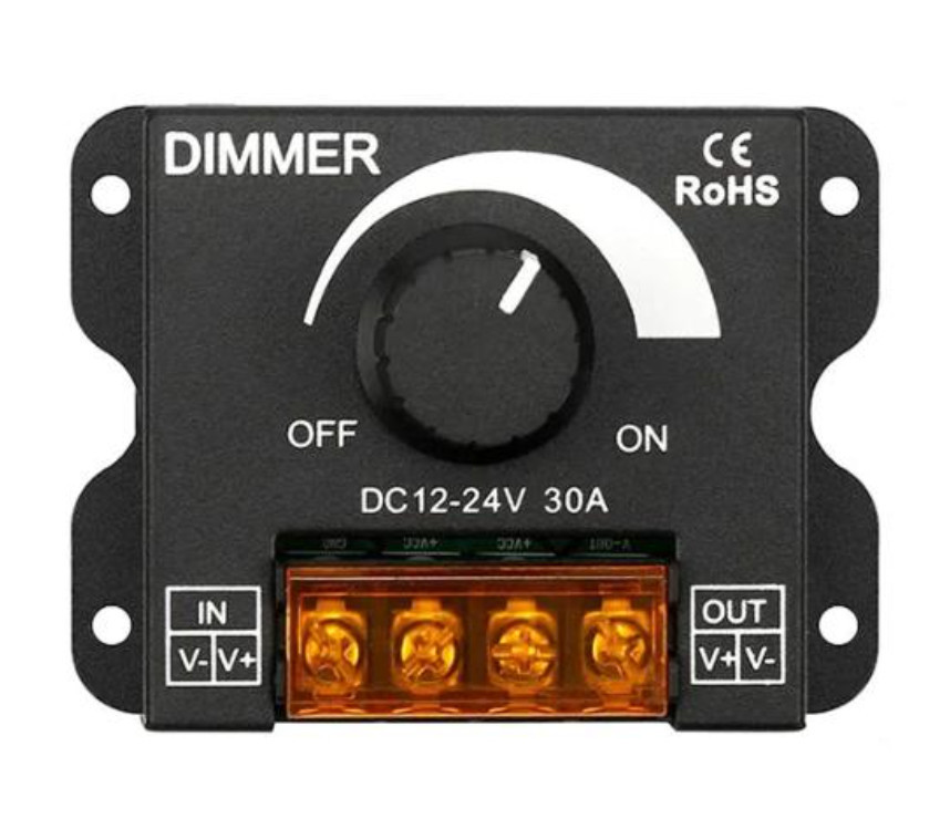 Діммер PWM 12-24 V 30A для світлодіодної стрічки