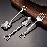 Набір металевих десертних приборів (3 шт.)