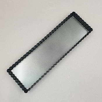 Залізна форма для випікання тортів і пирогів прямокутна (вузька) 11х35х2.5 см