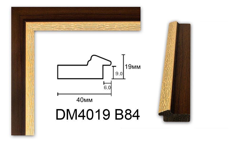 Пластиковий багет для рам DM4019-B84, фото 1