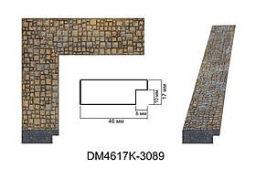 Пластиковий багет для рам DM4617K-3089