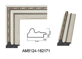 Пластиковий багет для рам AM5124-182171