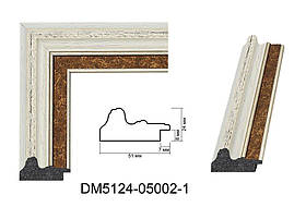 Пластиковий багет для рам DM5124-05002-1