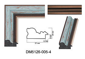 Пластиковий багет для рам DM5126-005-4