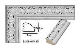 Пластиковий багет для рам SM06-015-3S