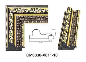 Пластиковий багет для рам DM6830-X811-10