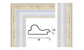 Пластиковий багет для рам LF49A-015-3