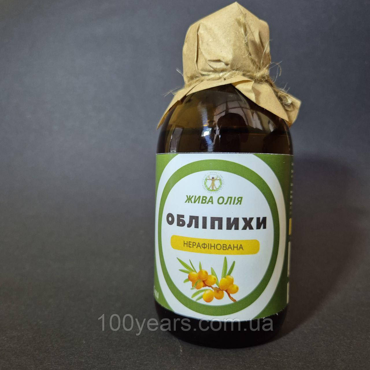 Жива обліпихова олія холодного віджиму, 165 мл, фото 1