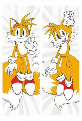 Дакімакура 150х50 см Тейлз Сонік Подушка з наволочкою обнімашка двухсторння, фото 1