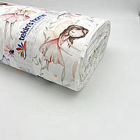 Турецька бавовняна тканина ранфорс digital "Феї та дзвіночки" 240 см, фото 5