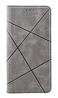 Чохол книжка Business Leather для Samsung Galaxy A55 5G / A556 на магніті з підставкою сірий