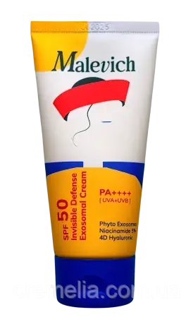 Екзосомальний SPF50-крем MALEVICH Invisible Defense SPF50 Exosomal Cream, фото 1