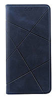 Чохол книжка Business Leather для Samsung Galaxy A55 5G / A556 на магніті з підставкою темно-синій