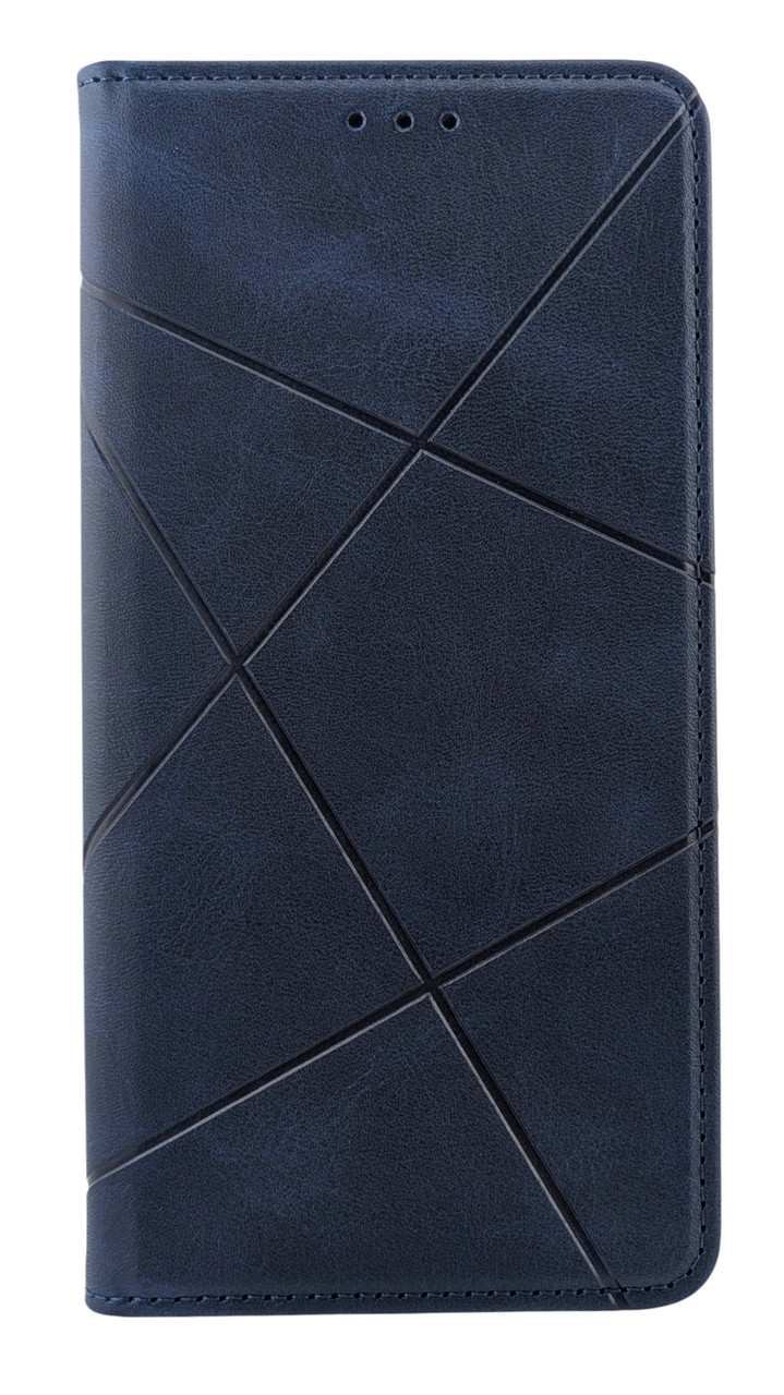 Чохол книжка Business Leather для Samsung Galaxy A55 5G / A556 на магніті з підставкою темно-синій - фото 1 - id-p2673969016
