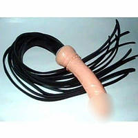 Плетіль фалос, батіг Flesh Dildo Whip 65 см екошкіра