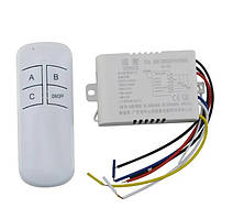 Комплект 3-х позиційний вимикач + пульт