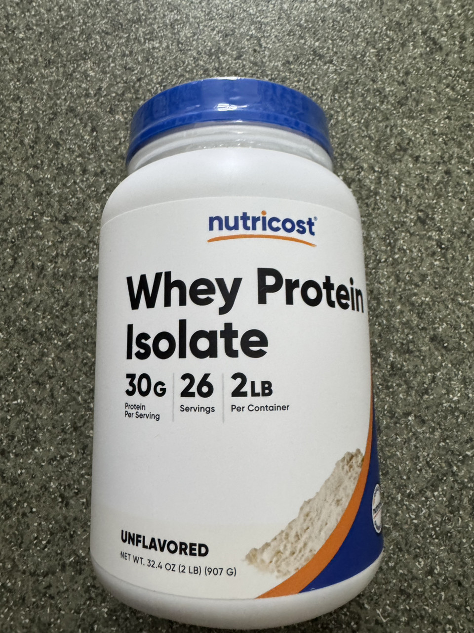 Протеин Ізолят, Nutricost Whey protein isolate 910 gram, фото 1