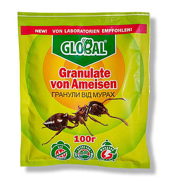 Гранули/порошок від мурах Global Глобал 100 г