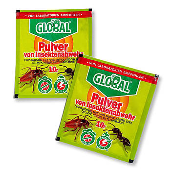 Гранули/порошок від мурах, тарганів Global Глобал 10 г