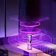 Антимоскітна подвійна лампа-пастка з УФ та теплим білим світлом на акумуляторі, фото 7