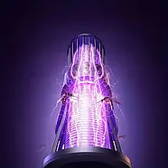 Антимоскітна подвійна лампа-пастка з УФ та теплим білим світлом на акумуляторі, фото 8