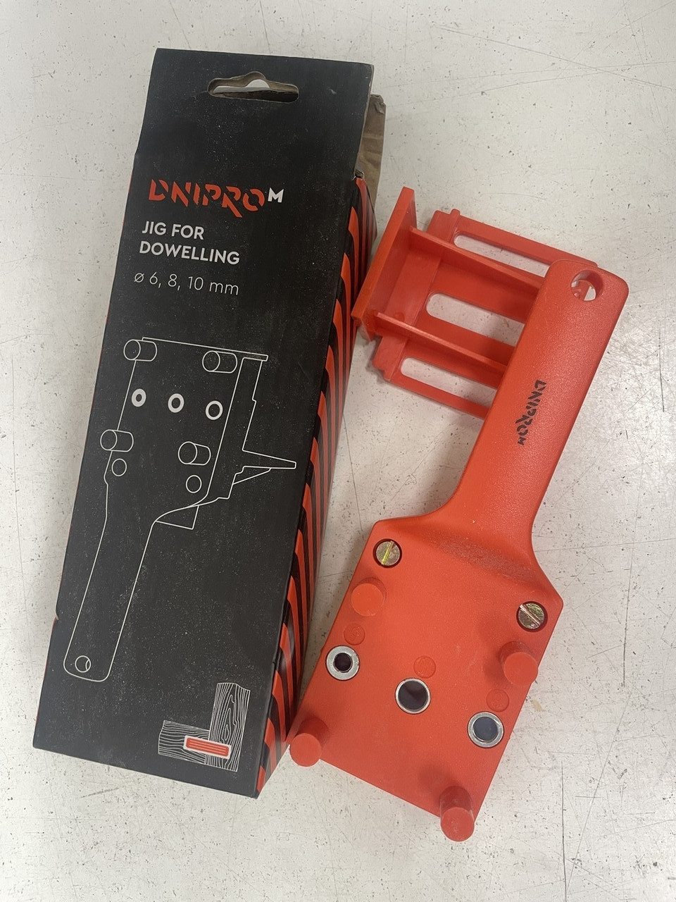 Кондуктор для свердління отворів під шканти Дніпро-М 6,8,10 мм шаблон, фото 1