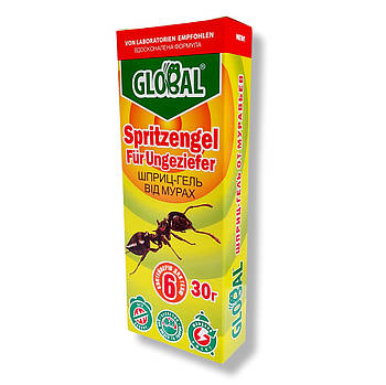 Шприц-гель Global Глобал засіб проти мурах 30 г