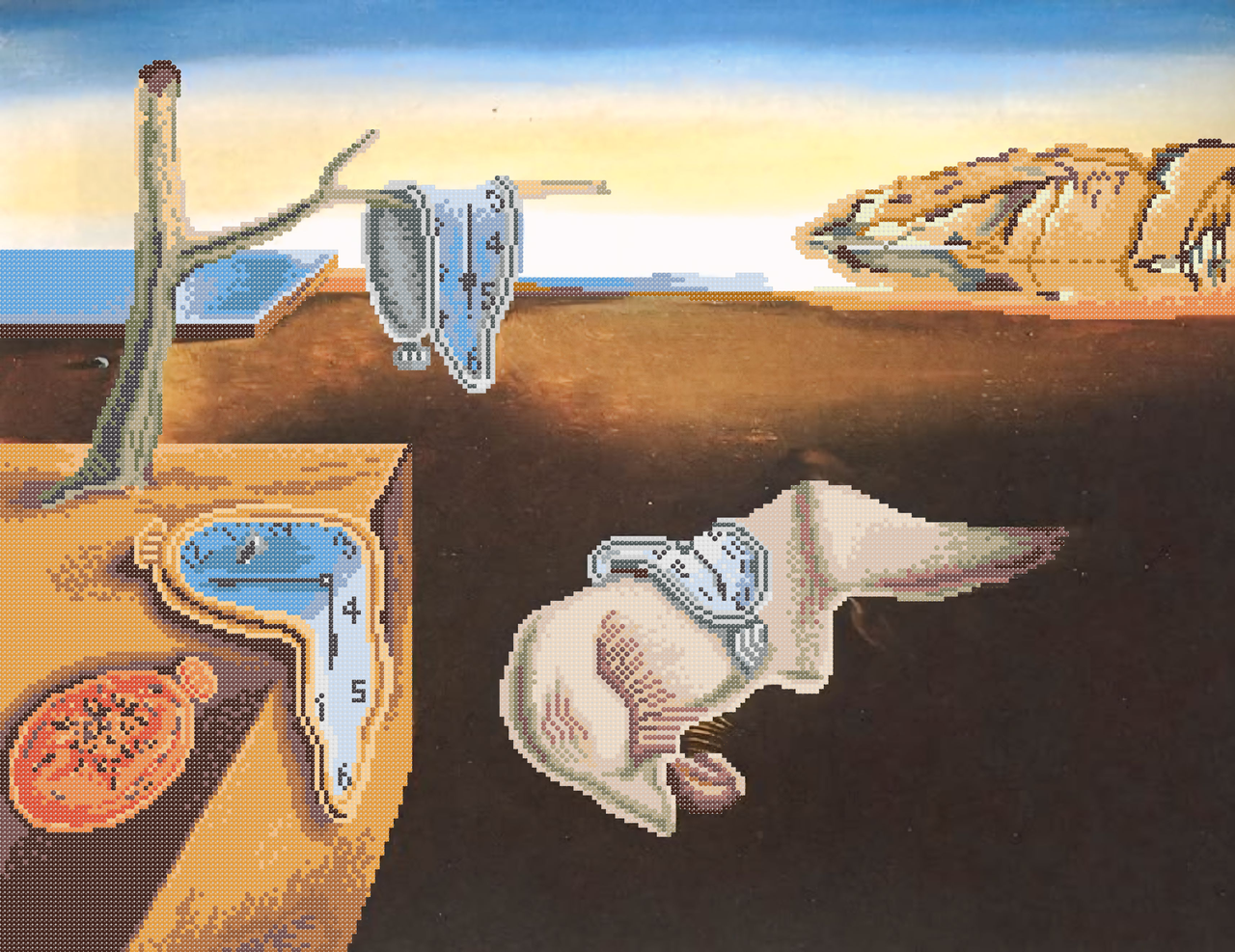 Схема для вишивки бісером  ,, Далі.Постійність Пам*яті,,(часткова)  Сб-2-1045, фото 1