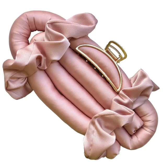 М'які бігуді для холодного завивання волосся Top Beauty пудрові, фото 1