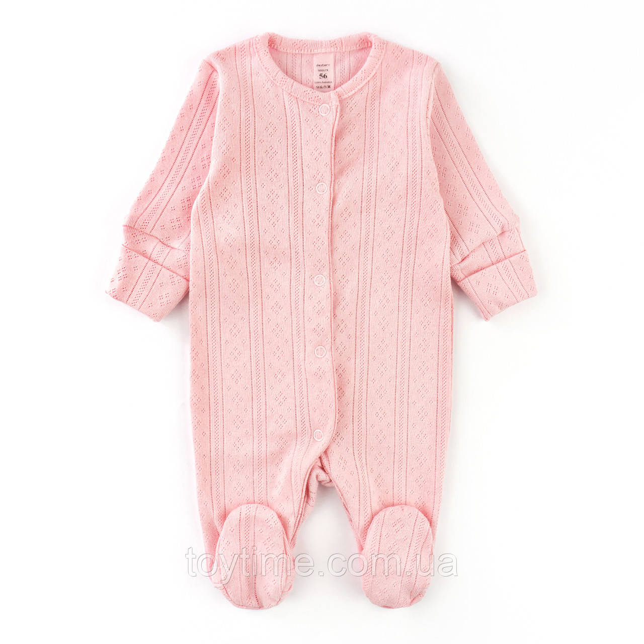 Чоловічок для немовлят на кнопках Pink, фото 1