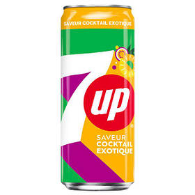Газований напій 7up Saveur Cocktail Exotique 330 ml