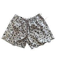 Адаптивні чоловічі труси / шорти  / нижня білизна на липучках сірі леопард розмір М 46-48