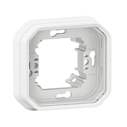 PLEXO Рамка-супорт 1-постова вбудований, колір Білий