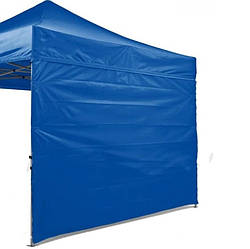 Бічна стінка для садового торгового намету розміром 3x3 м SP-003 синій RA7765