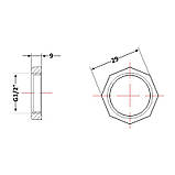 Контрайка чавунна 1/2", фото 2