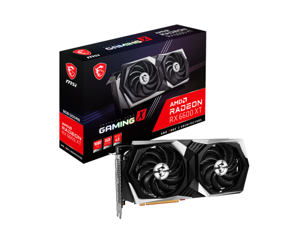 Відеокарта AMD Radeon RX 6600 XT 8GB MSI Gaming X (RX 6600 XT GAMING X 8G) Б/В