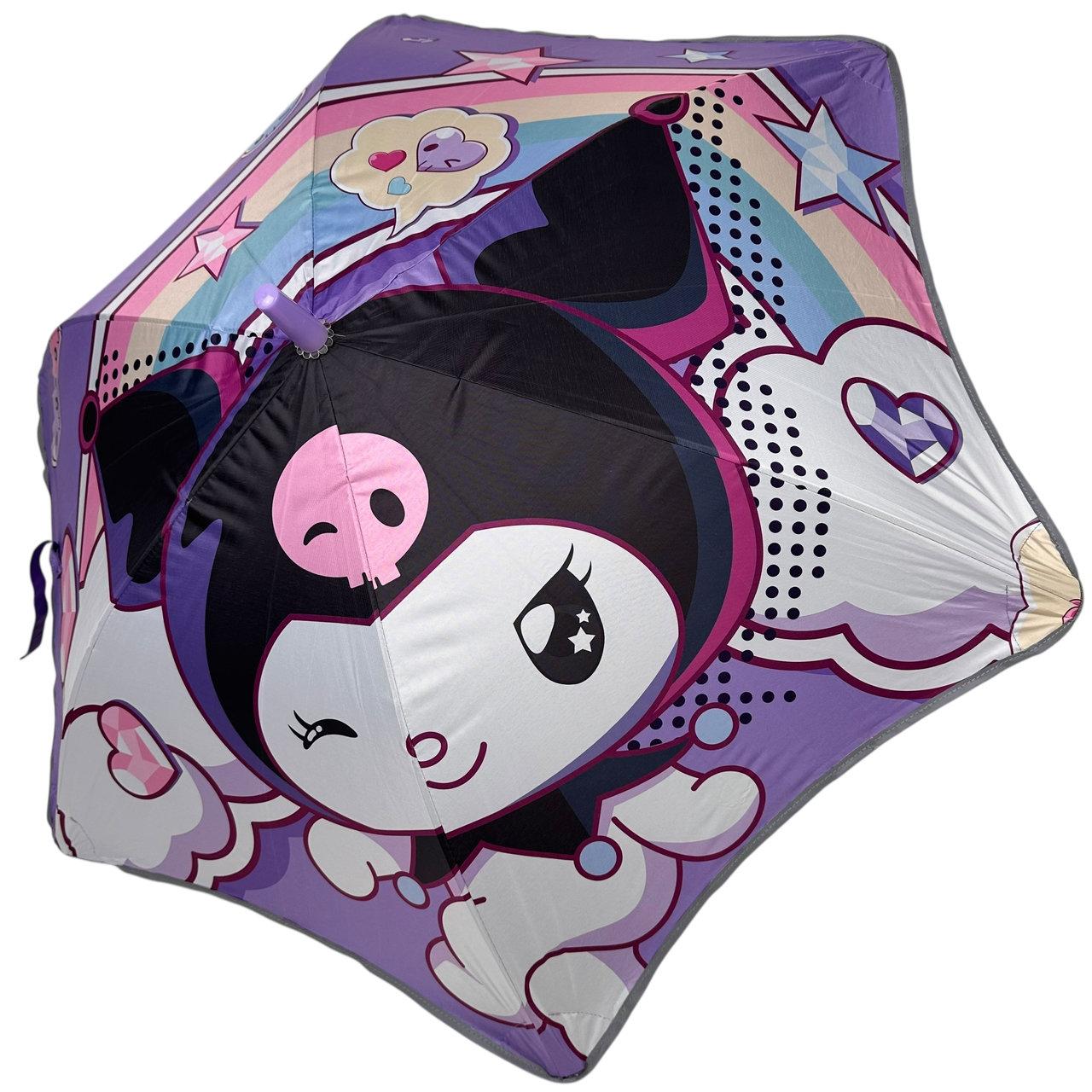 Дитяча парасоля-тростина "Куромі" з світловідбиваючою стрічкою по краю купола на 4-10 років від "Mario", 0309-2