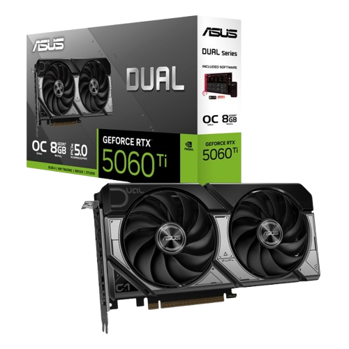 Відеокарта GeForce RTX 5060 Ti 8GB Asus Dual OC (DUAL-RTX5060TI-O8G)