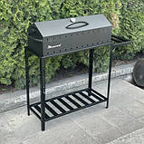 Мангал-барбекю на 12 шампурів 3 мм. на дровниці Прометей, фото 3