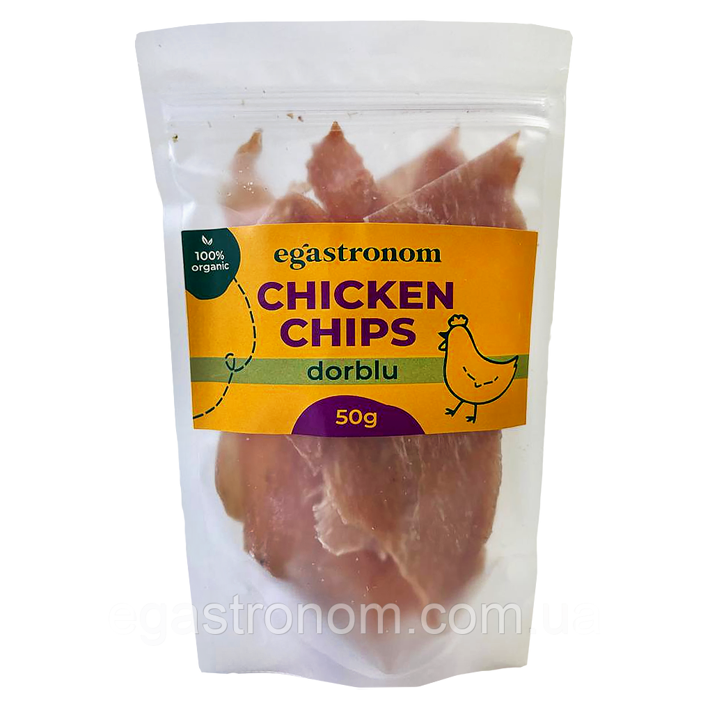 Чипси з курки та дор блю Єгастроном Egastronom chicken dor blue 50g (Код: 00-00017920), фото 1
