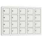 Шафа абонентська ALК-20, на 20 комірок, 785х360х250 мм, камера схову металева, глибина 250 мм, камера зберігання, фото 2