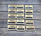 Металевий бейджик на магніті з віконцем 16, фото 2