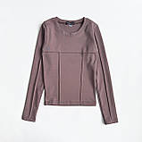 Лонгслів для дівчинки з довгим рукавом із рельєфами Flex SmileTime, фото 5