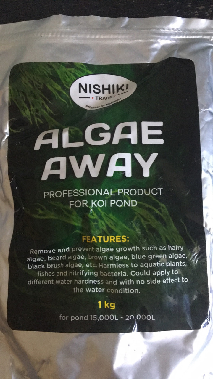 Альгіцид Nishiki Algae Away1кг, для боротьби с водоростями, фото 1