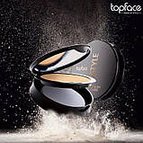 Компактна пудра для обличчя TopFace Istyle Wet & Dry PT261 No001 Слонова кістка 10 г, фото 5