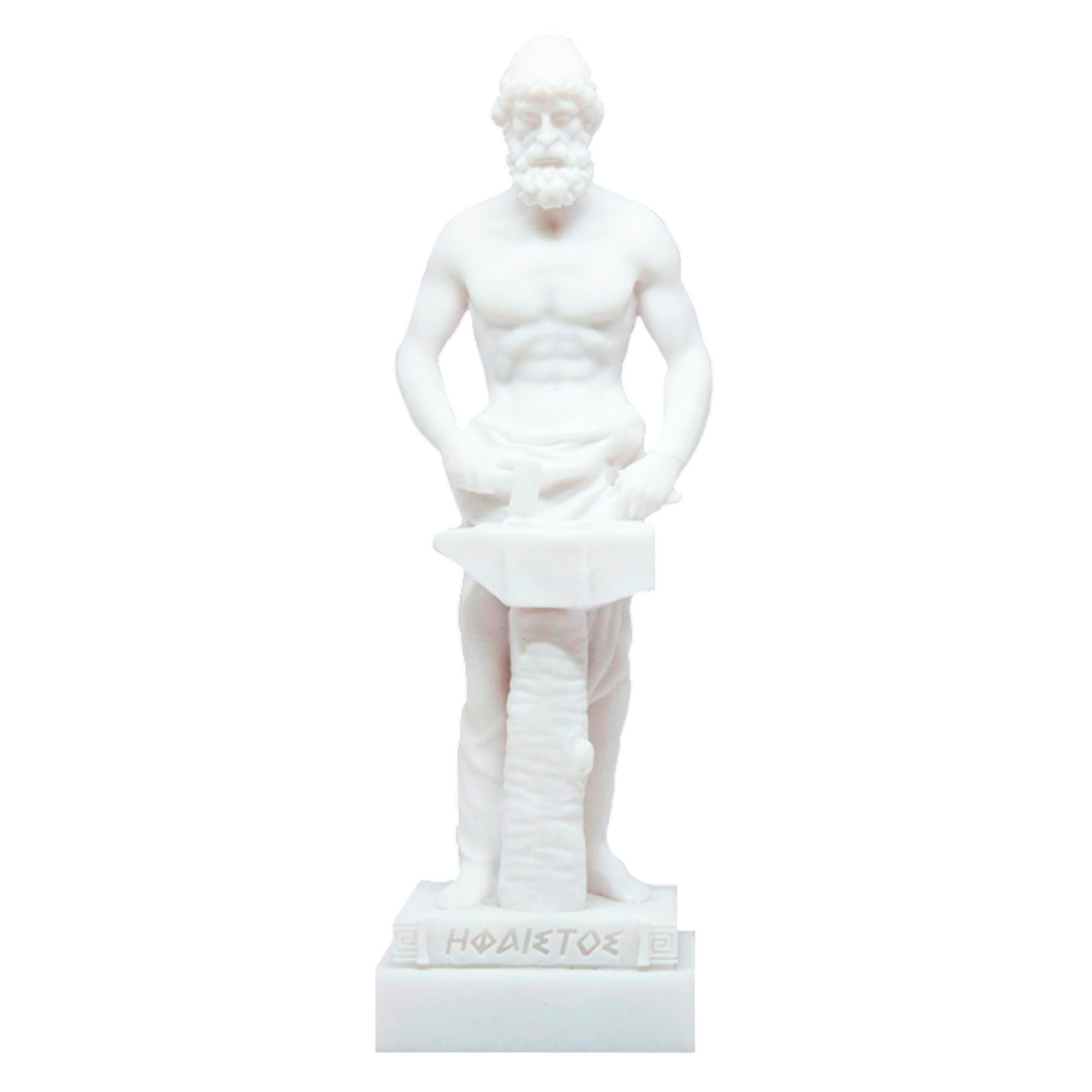 Фігура з алебастру Maska Гефест, h-23 см (395-0806), фото 1