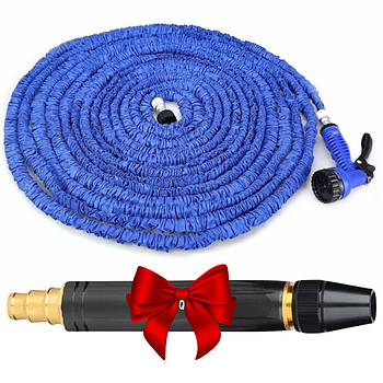 Шланг 60 м V-Hose PRO + Подарунок Насадка на шланг / Садовий шланг поливальний / Шланг, що розтягується