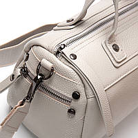 Жіноча шкіряна клатч сумка 39049 grey. Купити жіночі сумки гуртом і в роздріб із натуральної шкіри в Україні, фото 5