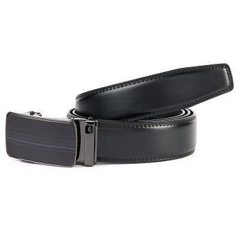 Ремінь Чоловічої шкіри D36-3859 black.Купити чоловічі ремені гуртом і в роздріб.