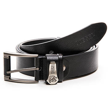 Ремінь Чоловічої шкіри DS-35-1110 black.Купити чоловічі ремені гуртом і в роздріб.